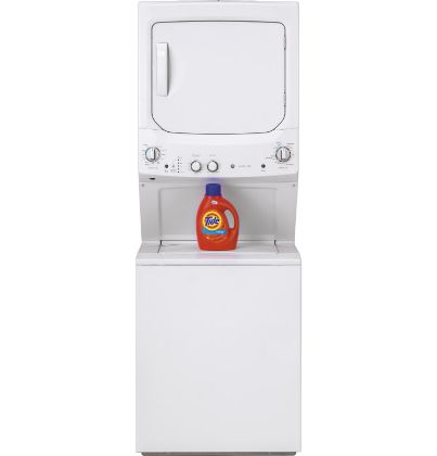 GE 3.8 cu. ft. Washer 5.9 cu. ft. Gas Dryer Combo in White GUD27GSSMWW