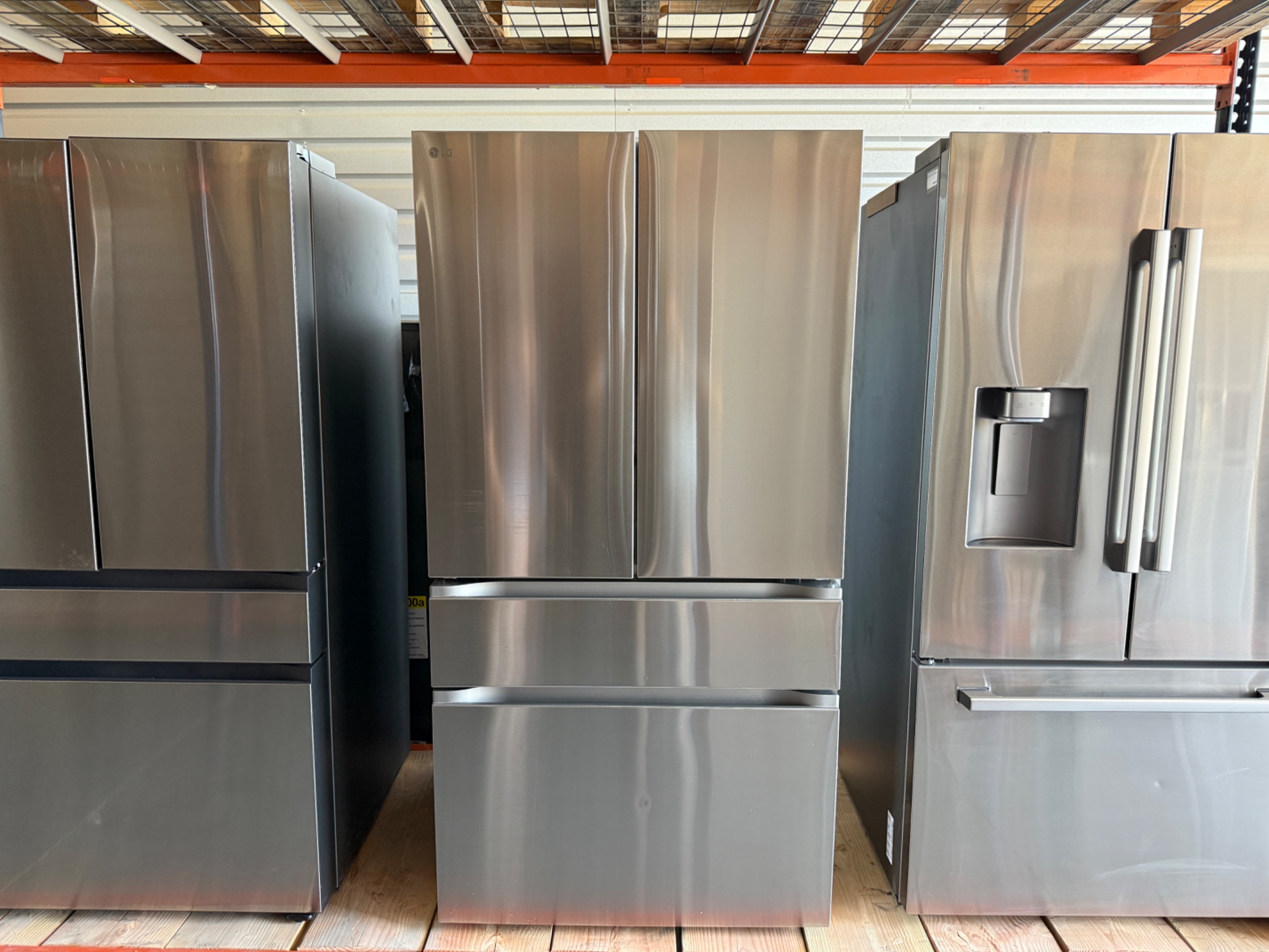 LG Standard-Depth MAX 4-Door French Door Refrigerator (30 cu ft) Model# LF30S8210S — photo 3