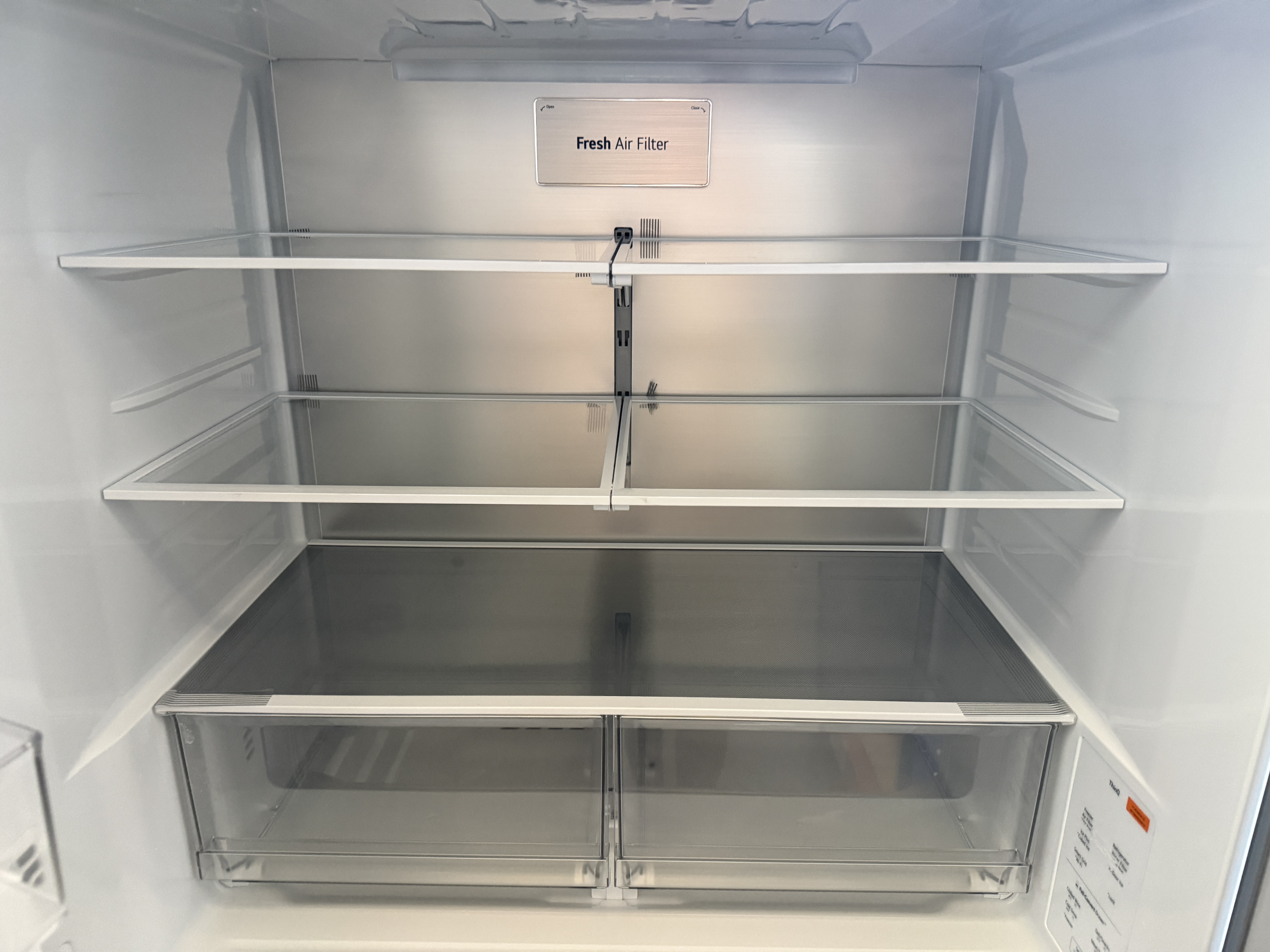 LG Counter-Depth MAX 4-Door French Door Refrigerator (25 cu ft) Model# LF25G8330S — photo 4