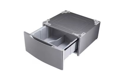 LG 29 in. Laundry Pedestal in Graphite Steel with Storage Drawer for Washers and Dryers WDP5V