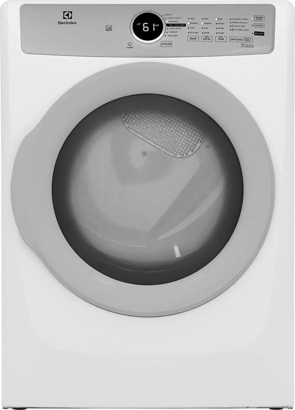 Electrolux Front Load 8.0 cu. ft. Electric Dryer with Luxury-Quiet Sound System ELFE7337BW