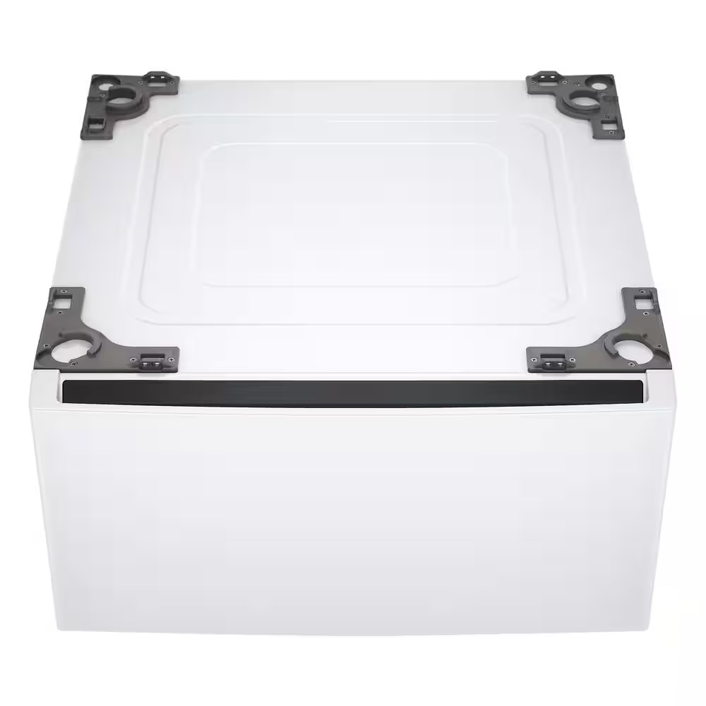 LG 27 in. Laundry Pedestal in White with Storage Drawer WDP6W