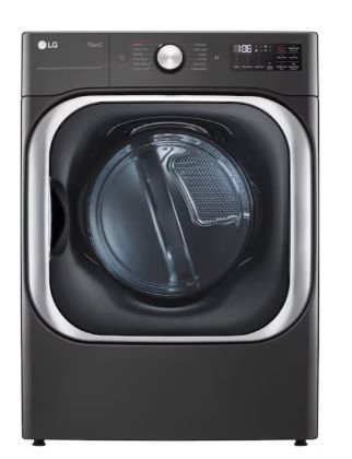 LG 9.0 cu. ft. Mega Capacity Smart Wi-Fi Enabled Front Load GAS Dryer with TurboSteam and Built-In Intelligence DLGX8981V