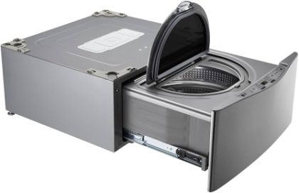 1.0 cu. ft. LG SideKick™ Pedestal Washer with Direct Drive Motor - Graphite Steel WD200CV