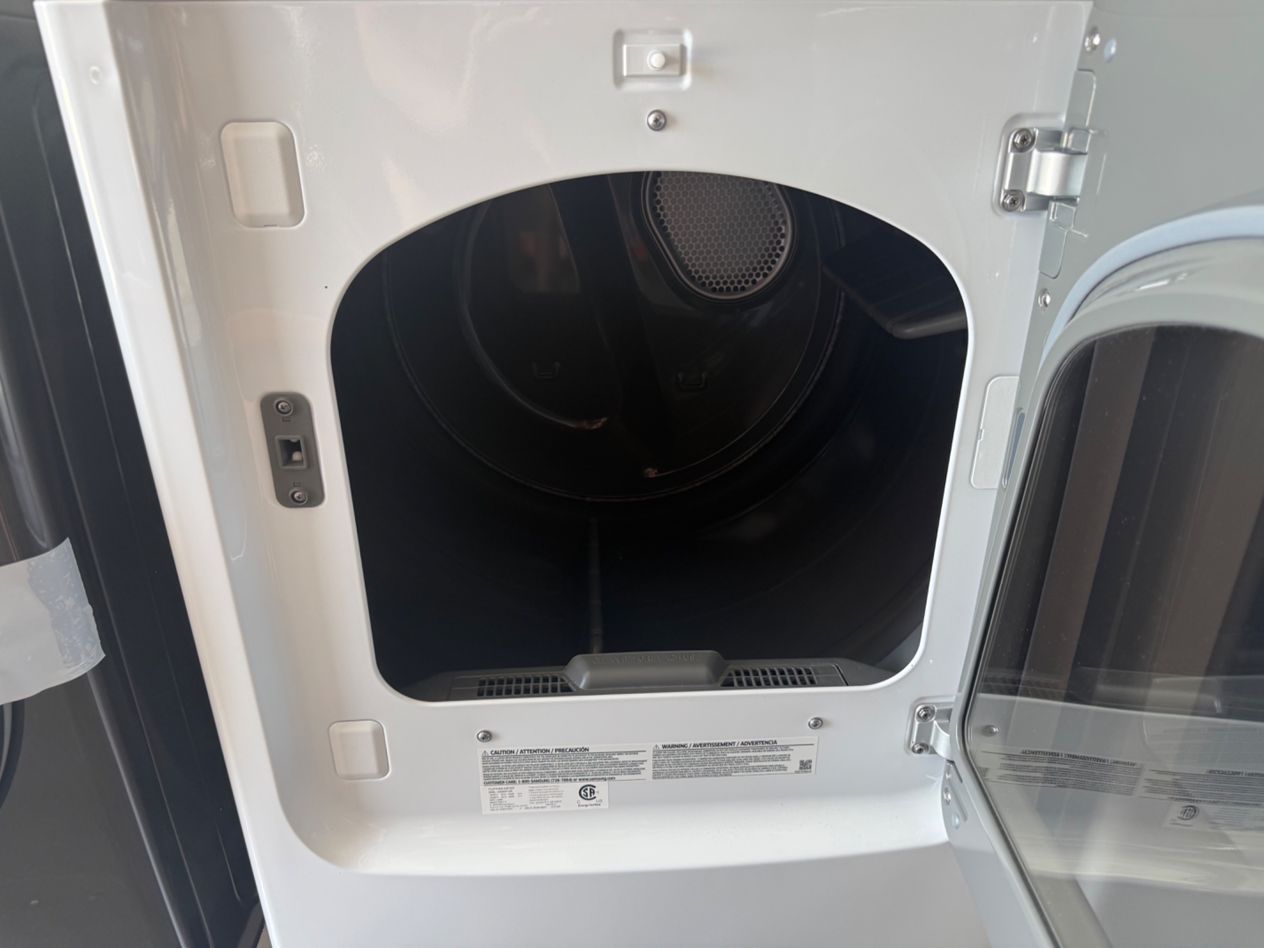 Samsung 7.4 cu. ft. Smart ELECTRIC Dryer with Steam Sanitize+ DVE55CG7100W — photo 5