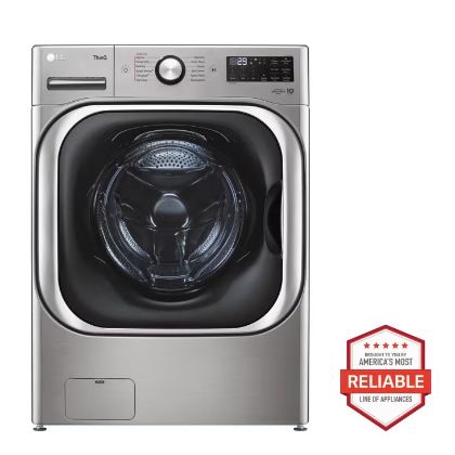 LG 5.2 cu. ft. Mega Capacity Smart Wi-Fi Enabled Front Load Washer with TurboWash and Built-In Intelligence WM8980HVA