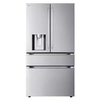 LG 29 cu. ft. Smart Standard-Depth MAX 4-Door French Door Refrigerator with Full-Convert Drawer Model# LF29S8330S
