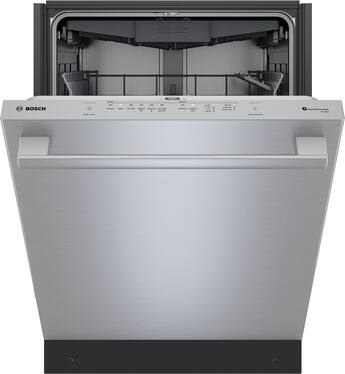 Bosch 800 Series Top Control Dishwasher with CrystalDry and TimeLight, 42 dBA, Stainless Steel Model# SHX78DC5N