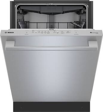 Bosch 800 Series Top Control Dishwasher with CrystalDry and TimeLight, 42 dBA, Stainless Steel Model# SHX78DC5N