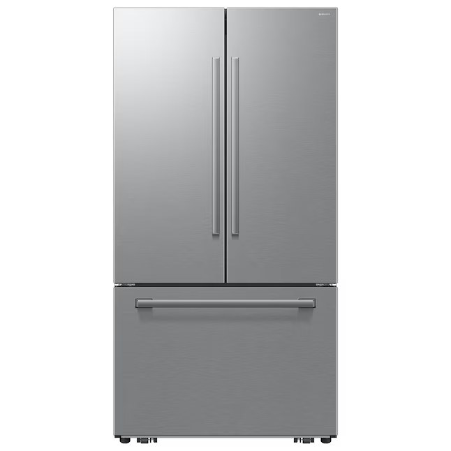 Samsung 25 cu. ft. Bespoke AI Counter Depth 3-Door French Door Refrigerator with Zero Clearance Fit and In-Door Tall Water Dispenser Model# RF70H25KER
