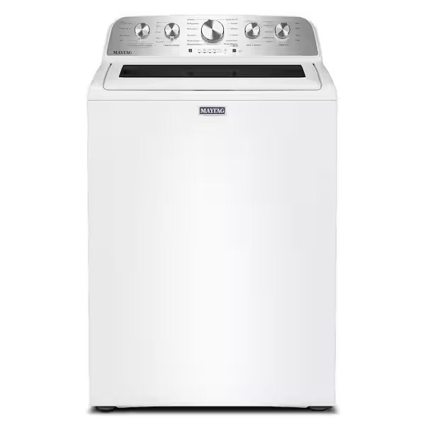 Maytag Pet Pro High Efficiency Agitator Large ( 4.7-cu ft ) Top-Load Washer ( White ) Model# MTW5605RW