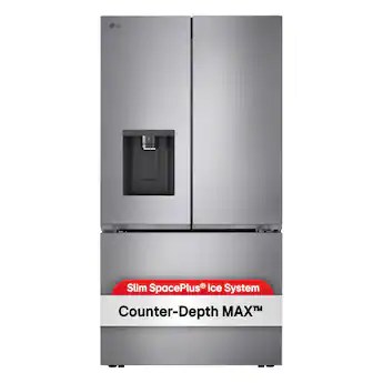 LG Counter-Depth 25.5-cu ft 36-in Wide French Door Refrigerator with Ice Maker ( PrintProof Stainless Steel ) ENERGY STAR Certified Model# LF26C6230V