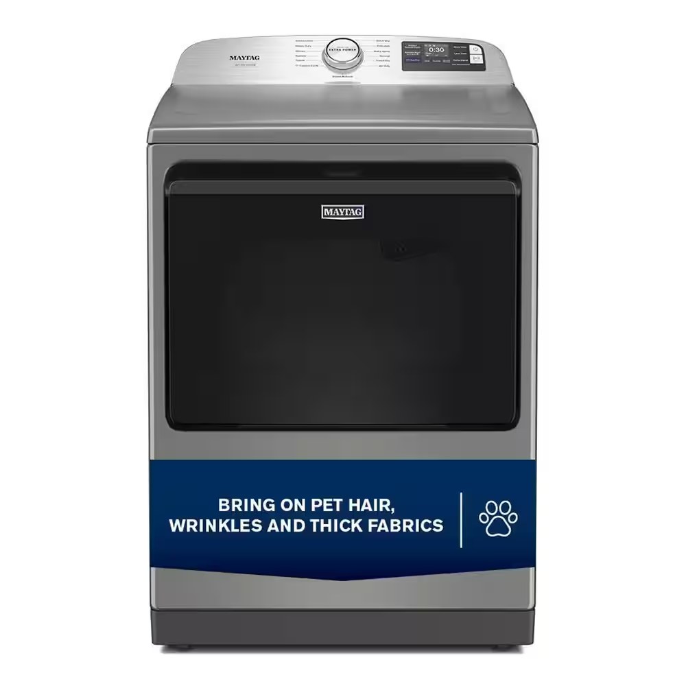 Maytag Extra Power 7.4-cu ft Vented Gas Dryer ( Classic Silver ) Model# MGD6205RR