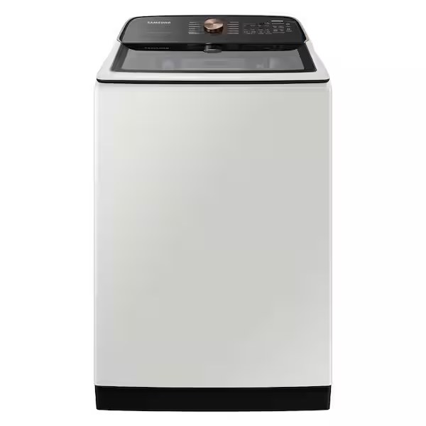 Samsung Auto Dispense High Efficiency Impeller Extra Large ( 5.5-cu ft ) Top-Load Washer ( Ivory ) Model# WA55CG7500AE