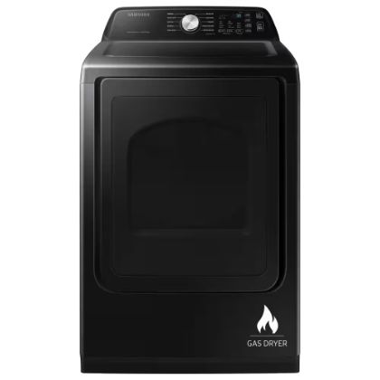 Samsung 7.4-cu ft Vented Gas Dryer ( Brushed Black ) Model# DVG47CG3500V