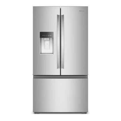Whirlpool Counter-Depth 23.4-cu ft 36-in Wide French Door Refrigerator with Dual Ice Maker ( Fingerprint-Resistant Stainless Finish ) ENERGY STAR Certified Model# WRFC5236RZ