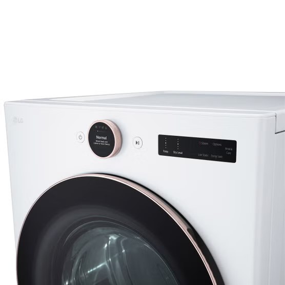 LG 7.4 cu. ft. Capacity Energy Star Smart ELECTRIC Dryer with AI Sensor Dry and Turbosteam Model# DLEX6500W — photo 6