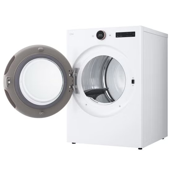 LG 7.4 cu. ft. Capacity Energy Star Smart ELECTRIC Dryer with AI Sensor Dry and Turbosteam Model# DLEX6500W — photo 4