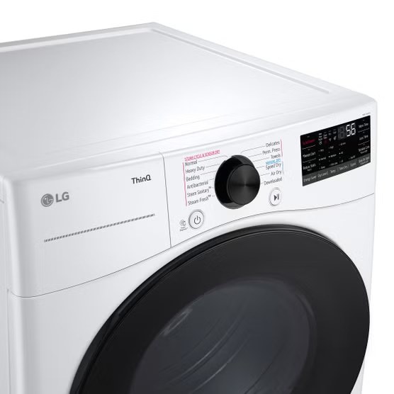 LG 7.4 cu. ft. ELECTRIC Dryer with TurboSteam and Built-In Intelligence Model# DLEX4080W — photo 3