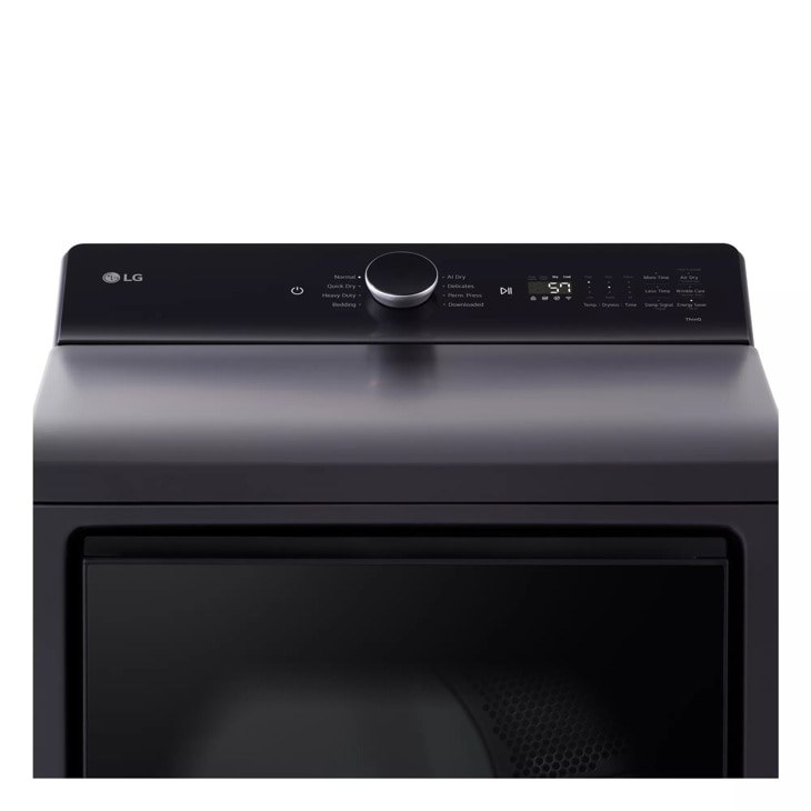 LG 7.3 cu. ft. Rear Control ELECTRIC Dryer with Built-In Intelligence Model# DLE8400BE — photo 4
