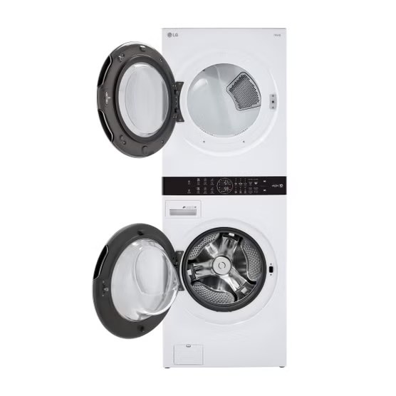 LG WashTower Single Unit GAS with Center Control 4.5 cu. ft. Front Load Washer and 7.4 cu. ft. Dryer Model# WKG101HWA — photo 3