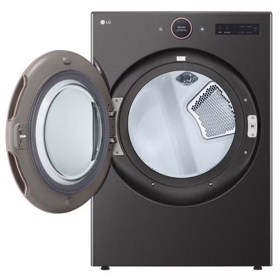 LG 7.4 cu. ft. Capacity Energy Star Smart GAS Dryer with AI Sensor Dry and Turbosteam  Model# DLGX6501B — photo 4