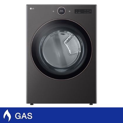 LG 7.4 cu. ft. Capacity Energy Star Smart GAS Dryer with AI Sensor Dry and Turbosteam  Model# DLGX6501B
