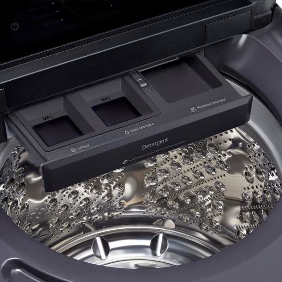 LG 5.5 cu. ft. Top Load Washer with AI Sensing  Model# WT8400CB — photo 5