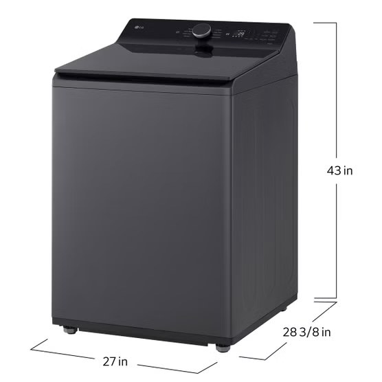 LG 5.5 cu. ft. Top Load Washer with AI Sensing  Model# WT8400CB — photo 3