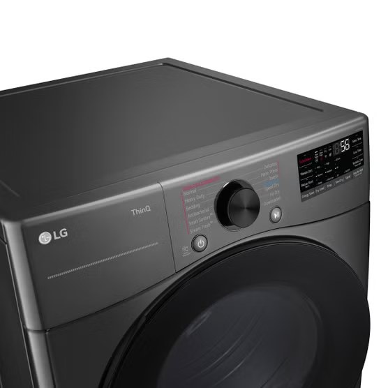 LG 7.4 cu. ft. Gas Dryer with TurboSteam and Built-In Intelligence  Model# DLGX4081B — photo 3