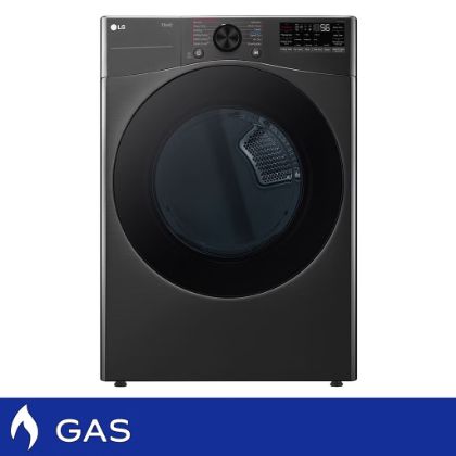 LG 7.4 cu. ft. Gas Dryer with TurboSteam and Built-In Intelligence  Model# DLGX4081B