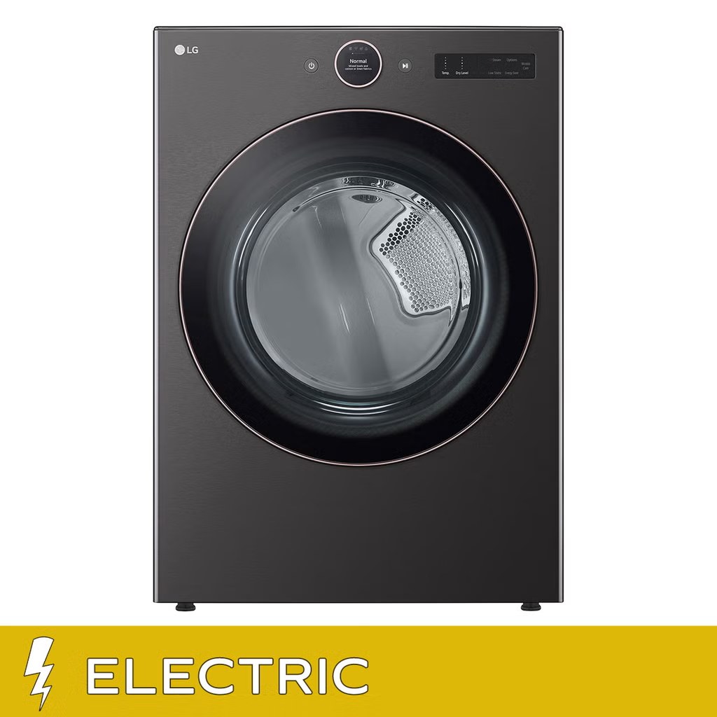 LG 7.4 cu. ft. Capacity Energy Star Smart ELECTRIC Dryer with AI Sensor Dry and Turbosteam  Model# DLEX6500B