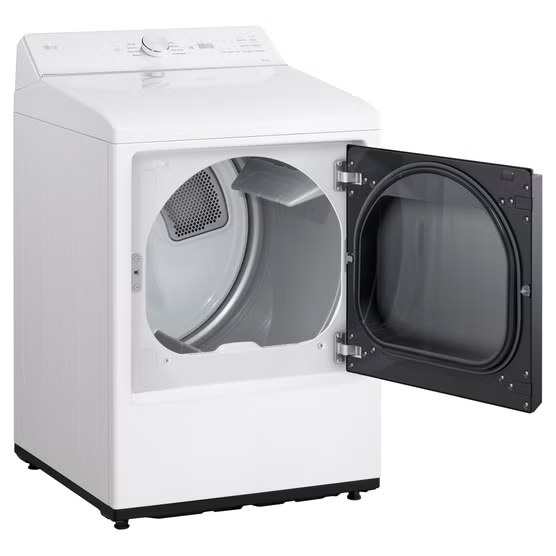 LG 7.3 cu. ft. Electric Rear Control Dryer with ThinQ Smart Features  Model# DLE8200W — photo 3