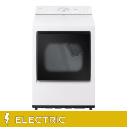 LG 7.3 cu. ft. Electric Rear Control Dryer with ThinQ Smart Features  Model# DLE8200W