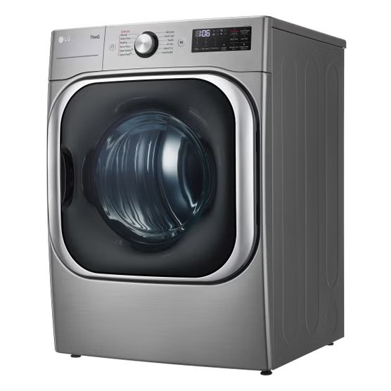 LG 9.0 cu. ft. Mega Capacity Smart Wi-Fi Enabled Front Load GAS Dryer with TurboSteam and Built-In Intelligence  Model# DLGX8981V — photo 2