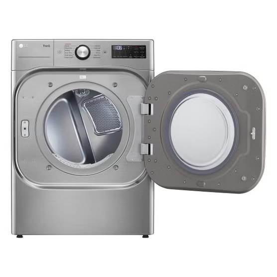 LG 9.0 cu. ft. Mega Capacity Smart Wi-Fi Enabled Front Load GAS Dryer with TurboSteam and Built-In Intelligence  Model# DLGX8981V — photo 5