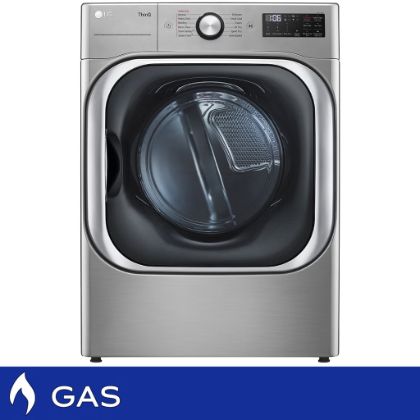 LG 9.0 cu. ft. Mega Capacity Smart Wi-Fi Enabled Front Load GAS Dryer with TurboSteam and Built-In Intelligence  Model# DLGX8981V
