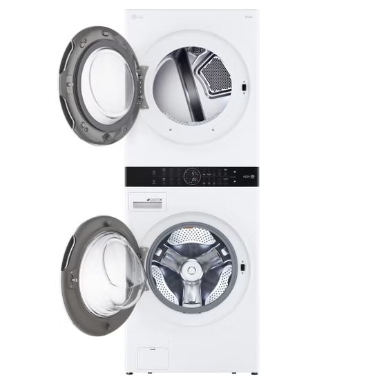 LG WashTower Single Unit GAS with Center Control 4.5 cu. ft. Front Load Washer and 7.4 cu. ft. Dryer  Model# WKGX201HWA — photo 3