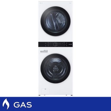 LG WashTower Single Unit GAS with Center Control 4.5 cu. ft. Front Load Washer and 7.4 cu. ft. Dryer  Model# WKGX201HWA