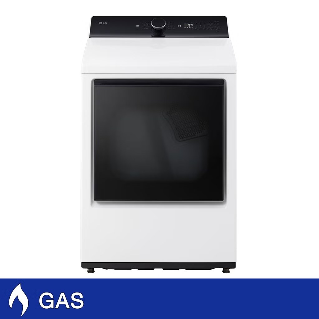 LG 7.3 cu. ft. Rear Control Gas Dryer with Built-In Intelligence  Model# DLG8401WE