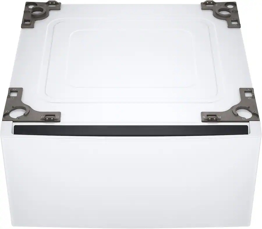 27-in Wide Laundry Pedestal with Storage Drawer for select LG Stackable Washers and Dryers - White  Model# WDP6W
