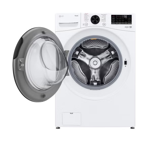 LG 4.5 cu. ft. Front Load Washer with TurboWash 360 and Built-In Intelligence  Model# WM4080HWA — photo 3