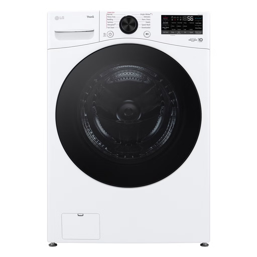 LG 4.5 cu. ft. Front Load Washer with TurboWash 360 and Built-In Intelligence  Model# WM4080HWA