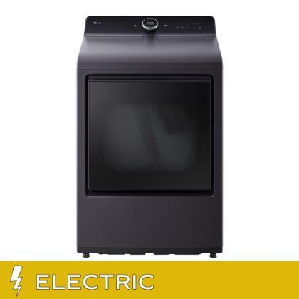 LG 7.3 cu. ft. Rear Control ELECTRIC Dryer with AI Sensing and TurboSteam  Model# DLEX8600BE