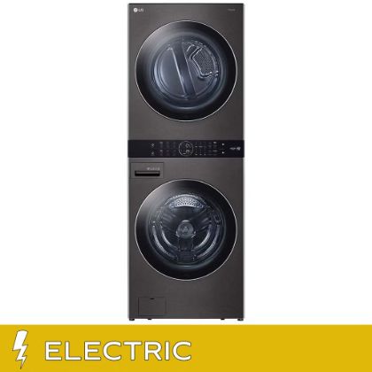 LG WashTower Single Unit ELECTRIC with Center Control 4.5 cu. ft. Front Load Washer and 7.4 cu. ft. Dryer with TurboSteam  Model# WKEX200HBA
