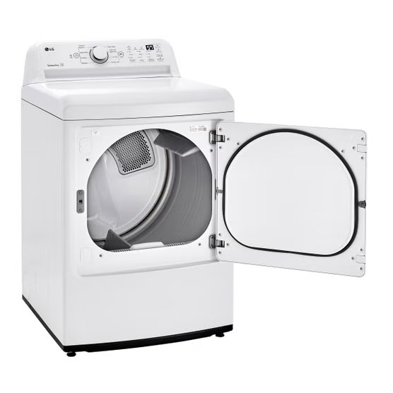 LG 7.3 cu. ft. Rear Control ELECTRIC Dryer with Sensor Dry  Model# DLE7000W — photo 5