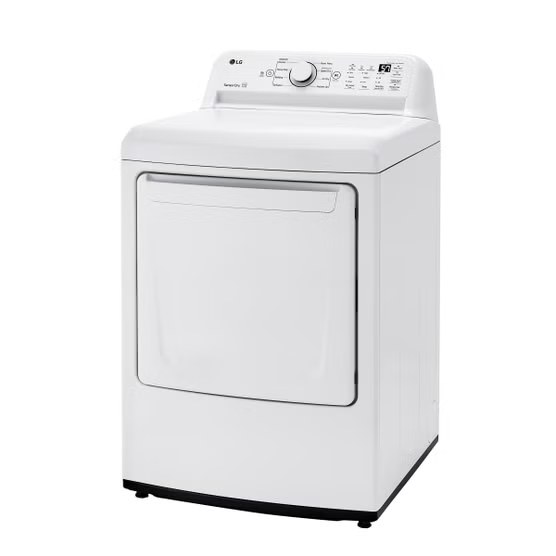 LG 7.3 cu. ft. Rear Control ELECTRIC Dryer with Sensor Dry  Model# DLE7000W — photo 2