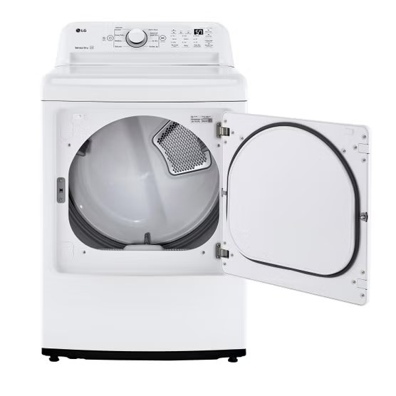 LG 7.3 cu. ft. Rear Control ELECTRIC Dryer with Sensor Dry  Model# DLE7000W — photo 4