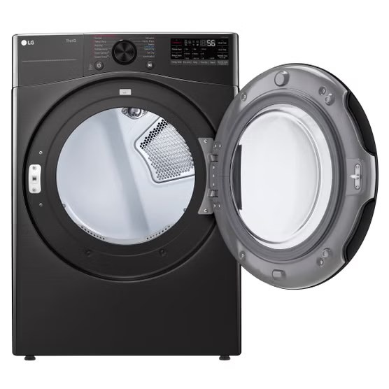 LG 7.4 cu. ft. ELECTRIC Dryer with TurboSteam and Built-In Intelligence  Model# DLEX4080B — photo 4