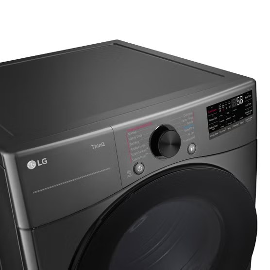 LG 7.4 cu. ft. ELECTRIC Dryer with TurboSteam and Built-In Intelligence  Model# DLEX4080B — photo 3